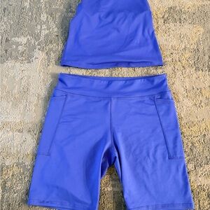 Athletic Works Two-Piece Activewear Set – Blue